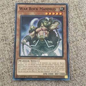 War Rock Mammud Yu-Gi-Oh! Card